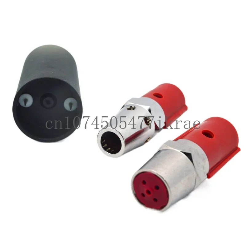 Anti-Static Red Plastic Parts Gun Head Double Needle Stainless Steel Ion Needle