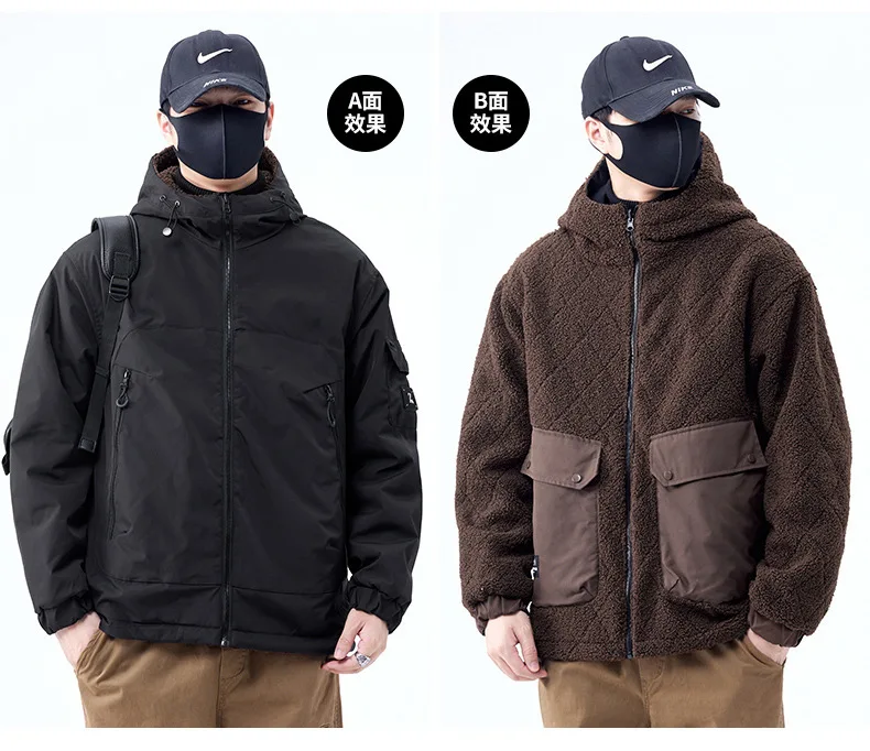 Winter Down Jacket Womens Fashion Workwear Couple's Young Puffer Jacket Short Thicken Outdoor Warm White Duck Down jacket Coats