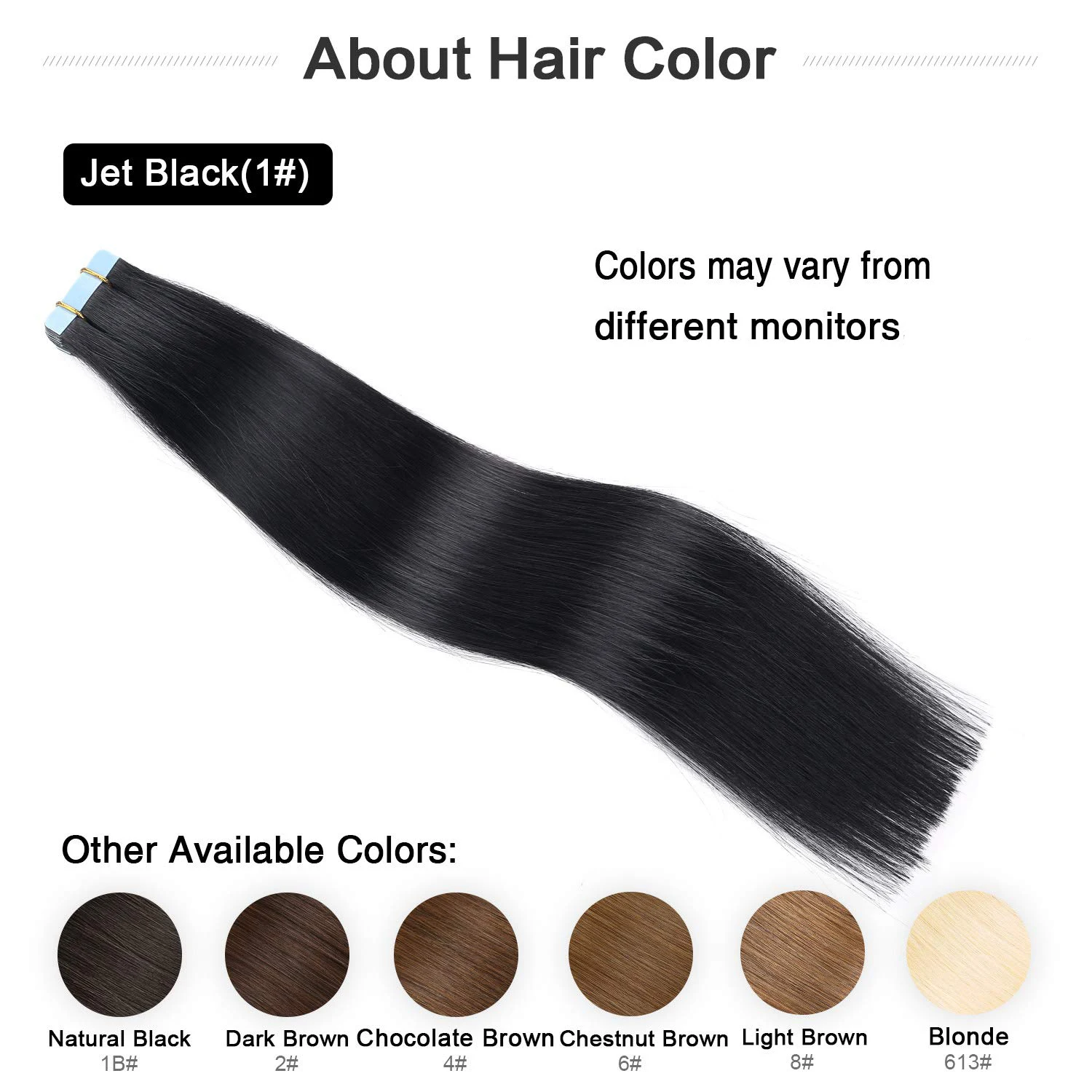 Tape in Hair Extensions Human Hair Straight Natural Black 1b Tape in Hair Extensions Real Human Hair Extensions Seamless Tape in