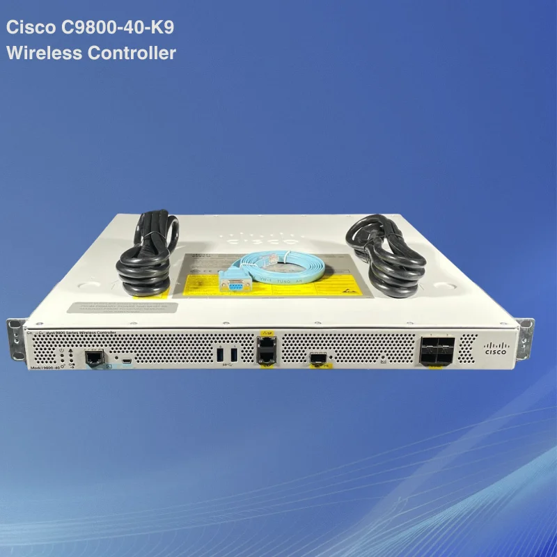 Brand New Cisco C9800-40-K9 40Gbps Throughput Wi-Fi 6 Ready Dual PSU Wireless WLAN Controller C9800-40-K9