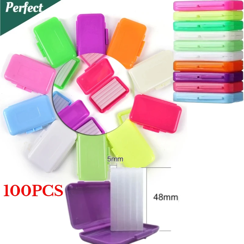 

100Box Dental Orthodontic Relief Wax for Braces Gum Irritation Protect Lips and Gums Oral Care 10Fruit Scents Teeth Whitening