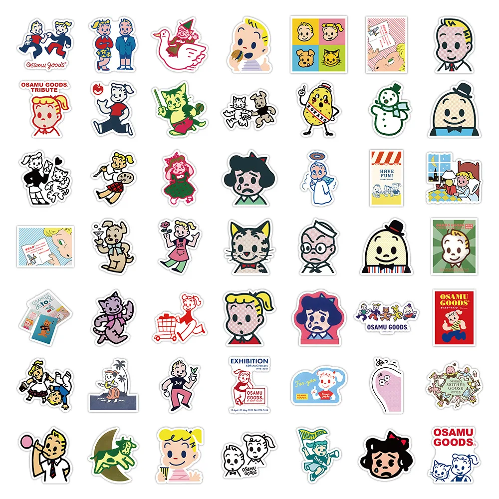 100pcs Cartoon Character Harada Haru Graffiti Decoration Notebook Luggage Account Skateboard Sticker