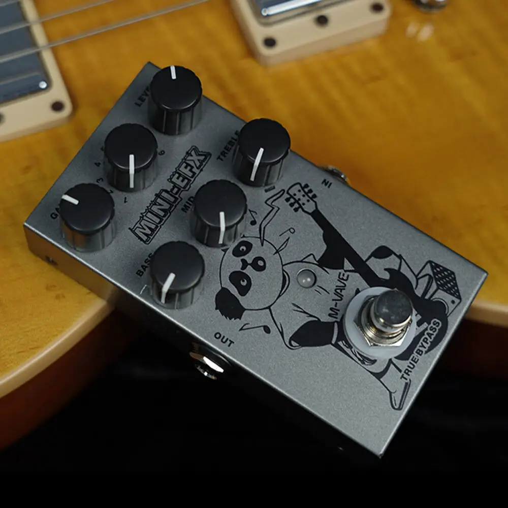 M-Vave Bass Multi-Effects Pedal - Overdrive/distortion/boost + 3-Band Studio Eq W/true Bypass for Stage/studio Recording