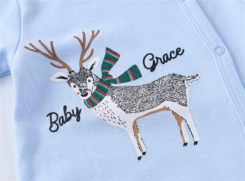 100% Cotton Baby Boy Rompers Long Sleeve 0-12 Months Overalls Spring Autumn Cartoon Print Newborn Jumpsuit