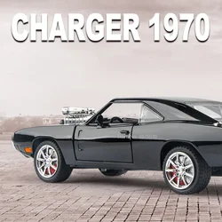 1/24 Scale Charger 1970 Metal Car Model Toys Alloy Diecast Movie Models High Simulation Toys Car collect Gifts for Boys Birthday