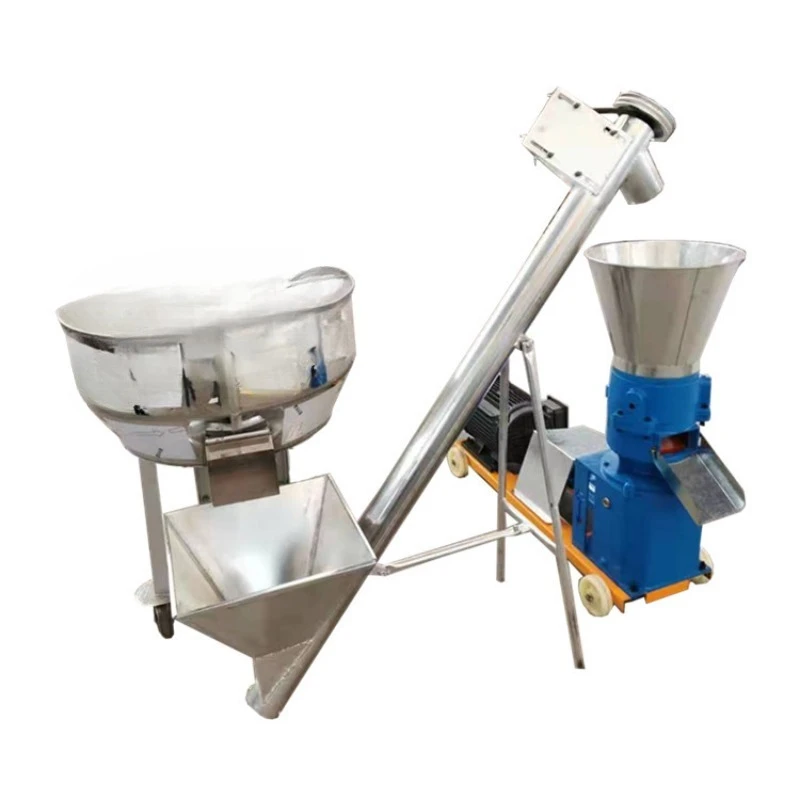 Breeding feed machine, cattle, pig, fish, and sheep pellet feed machine, flat mold feed pellet machine