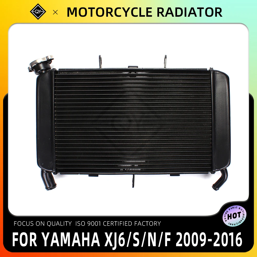 

LQYL Motorcycle Radiator Cooler Cooling Water Tank For YAMAHA XJ6 XJ 6 2009 2010 2011 2012 2013 2014 2015 2016 XJ6S XJ6N XJ6F