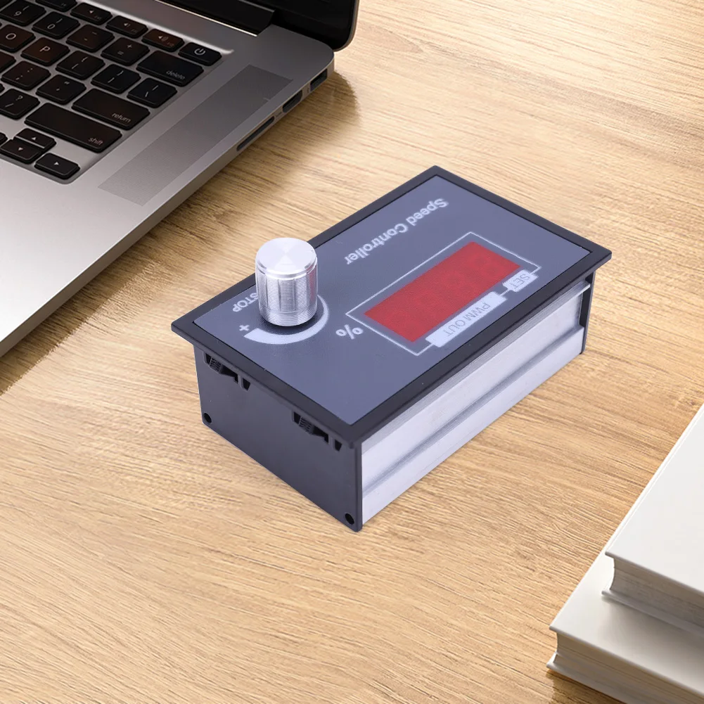 PWM DC Motor Speed Control Switch High Precision Smart DC Speed Stepless Regulator 6-60V Start Stop Switch Electronic Components