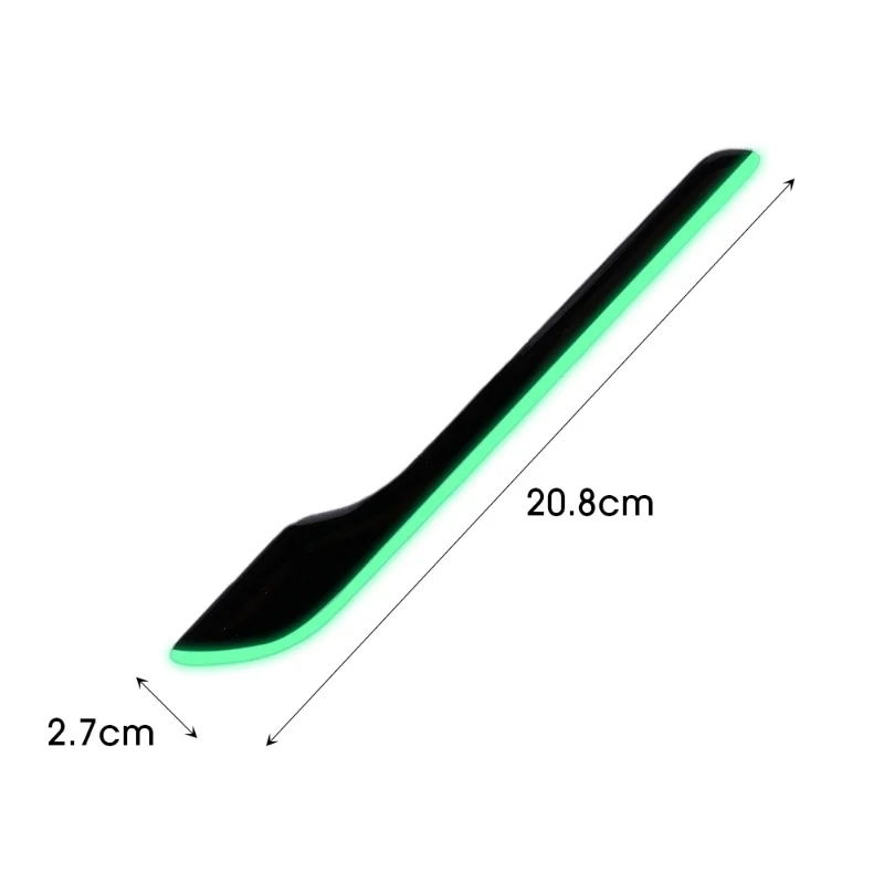 4 pçs/set luminoso maçaneta da porta do carro capa protetor de brilho para tesla modelo 3 y 2022 2023 adesivo envoltório guarnição carbono abs acessórios