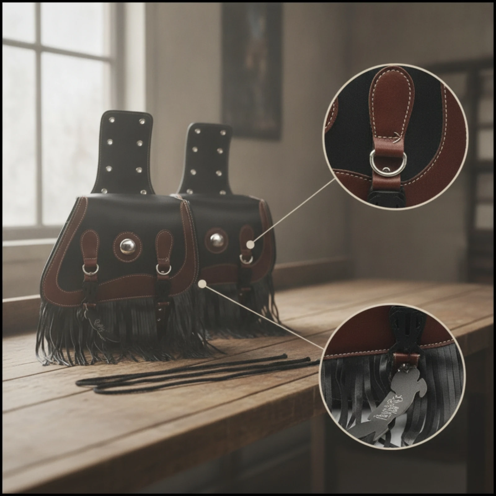 Motosiklet Heybe Çantaları Saç - Saddle Bag Leather incelemesi ve fiyatı