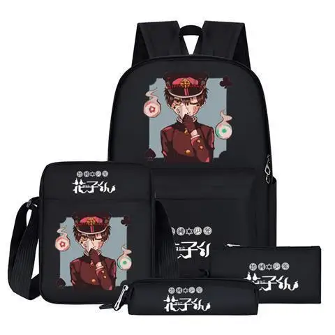 Anime Toilet-bound Jibaku Shounen Hanako-kun Backpack Student Back to School Shoulder Bag Schoolbag Outdoor Travel Backpack