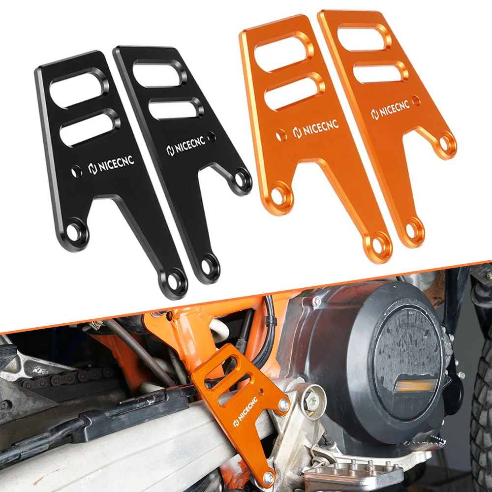 For GasGas 700 SM/ES Heel Guard Covers Rackless Bag Tie Down Brackets for KTM SMC R 690 Enduro R Husqvarna 701 Supermoto Enduro