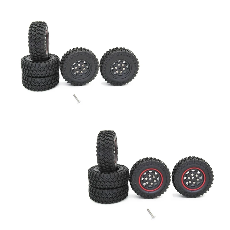 5CM Rubber Tires Wheel Upgrade Accessories For XIAOMI XMYKC01CM JIMNY 1/16 RC Crawler Car Parts