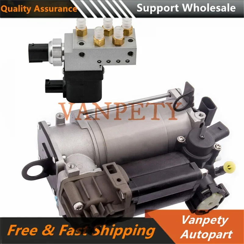 2203200104 2203200258 A2203200104 A2203200043 Air Suspension Compressor Pump Assembly With Block Valve For Mercedes-Benz W220