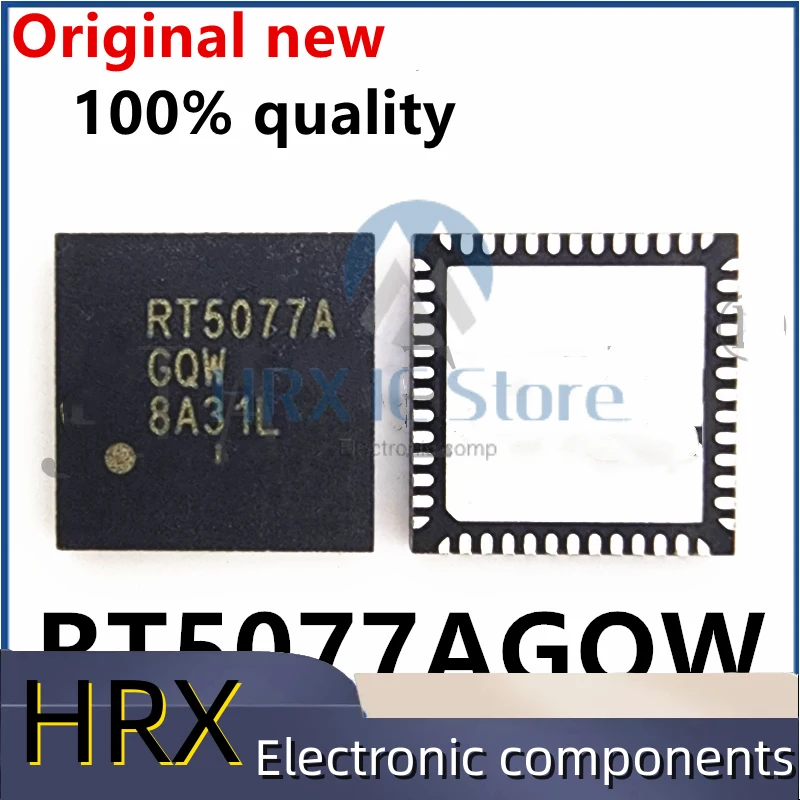 (5pcs)100% original New RT5077AGQW RT5077A RT5074AGQW RT5074A QFN52 Chipset