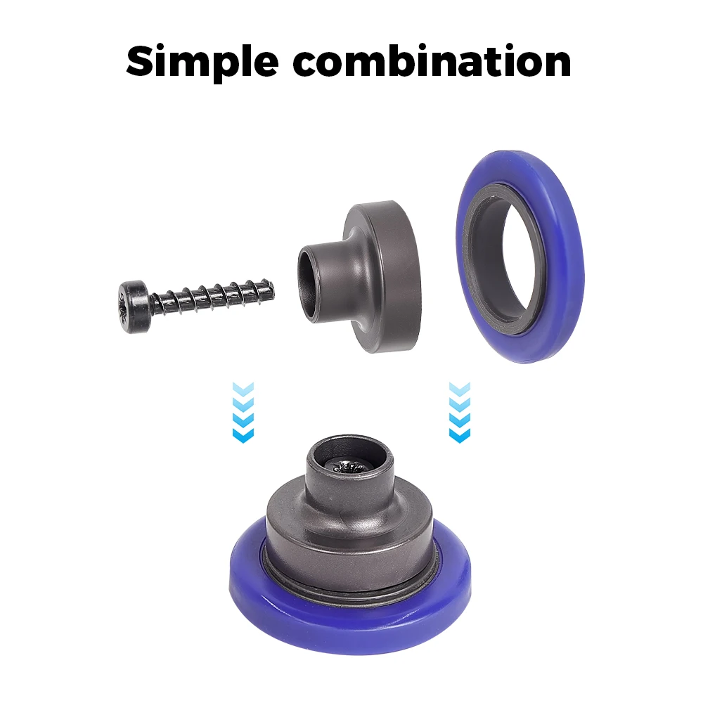 For Dyson V7 V8 V10 V11 Scroll Axis Replacement Rear Brush Bar Soft Roller Spare Parts Vacuum Cleaner Repair Components view 2