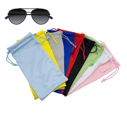 New Spectacle Cloth Bag Sunglasses Drawstring Pouch Myopia Glasses Case Soft Eyeglasses Pocket Portable Eyewear Accessories