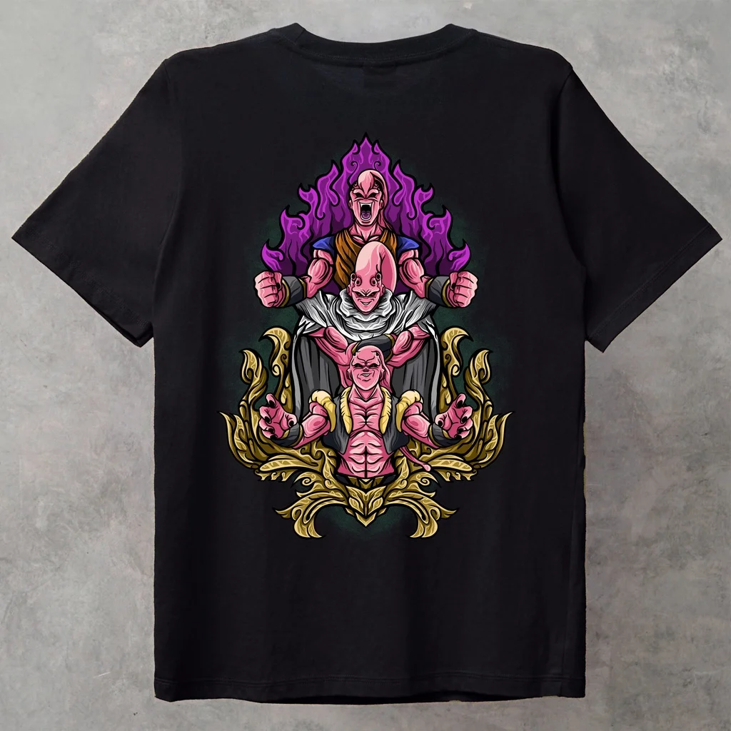 

2026 Summer Dragon Ball Retro Pure Cotton Fitness T-shirt Men's Oversized Short-sleeved Family Unisex Children's Casual Shirt