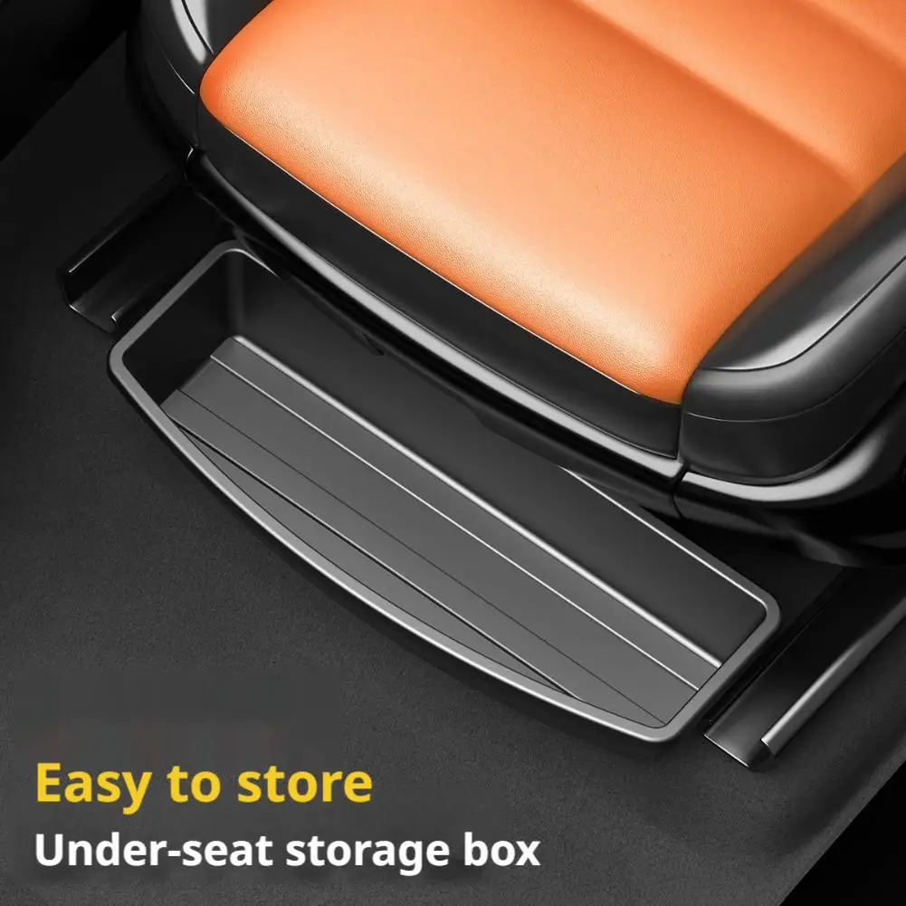 Boîte de rangement sous le siège, boîte de rangement universelle pour le bas du siège de voiture, boîte de rangement amovible, étui pour gadgets, accessoires universels