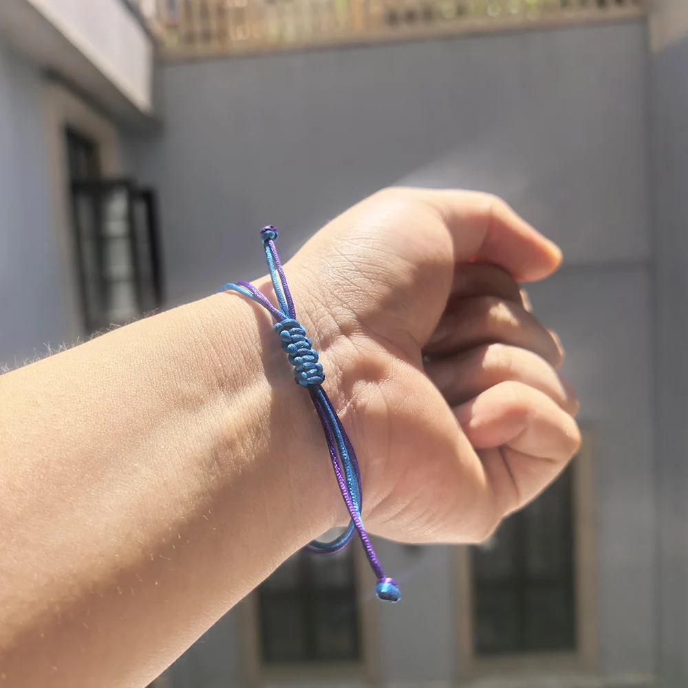 Stilvolles chinesisches Knoten-Armband aus gewebtem Seil, kreativ, verstellbar, Cosplay-Seilketten-Armbänder, Schmuck, Accessoires, Geschenke, Unisex