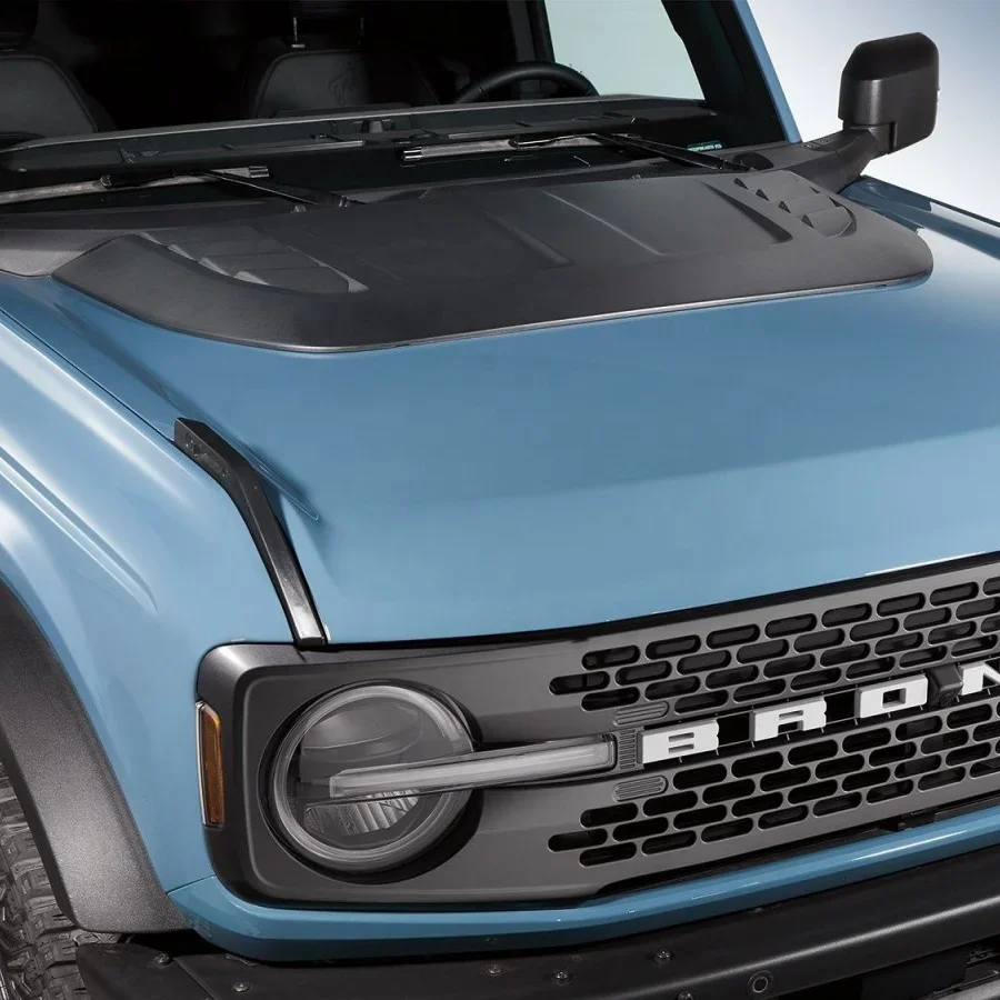 

Matte Black Hood Scoop Cover Trim Protector For Ford Bronco 2021+