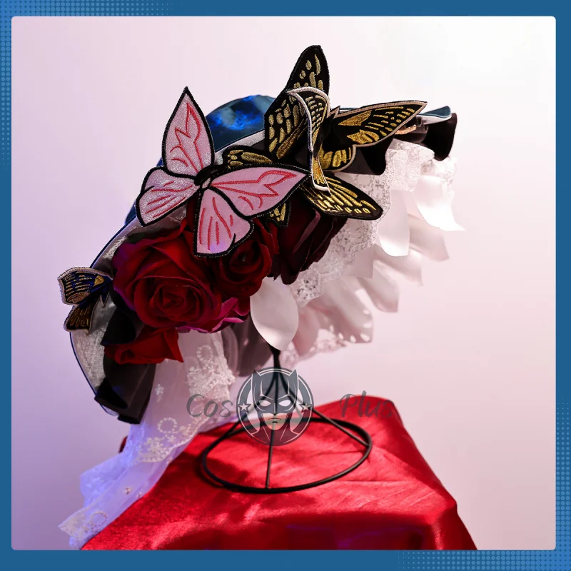 الهوية الخامس تأثيري لعبة إيما وودز زي البستاني أنيقة لوليتا الدانتيل قبعة موحدة هالوين أنيمي حفلة لعب الأدوار الملابس #4