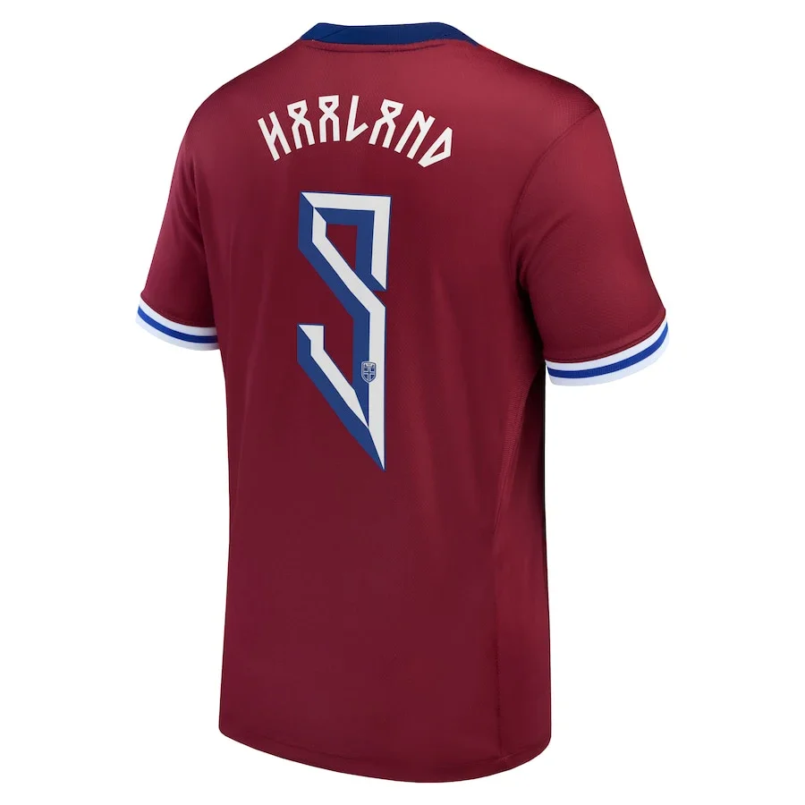 Autumn Men Shirts Erling Haaland Norway National Team Home New Jersey T-Shirts Unisex Short Sleeved Outdoors Sports Shirt Jersey image 3