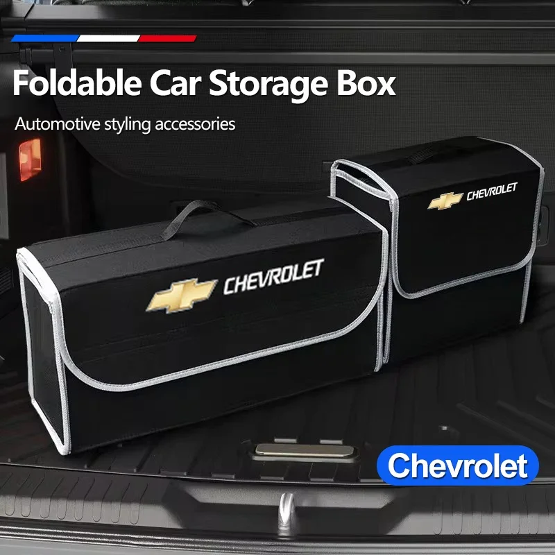 

Car Trunk Heavy Duty Organizer Bag Foldable Compartment For Chevrolet Silverado Impala Malibu Equinox Cruze Camaro Blazer Spark