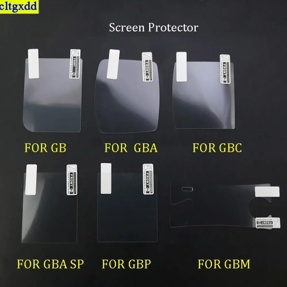 Anti-Fingerprint Screen Protector Durable HD Tempered Glass Anti-Scratch Protection Film for Gameboy/GB/GBA/GBC/GBP/GBA SP