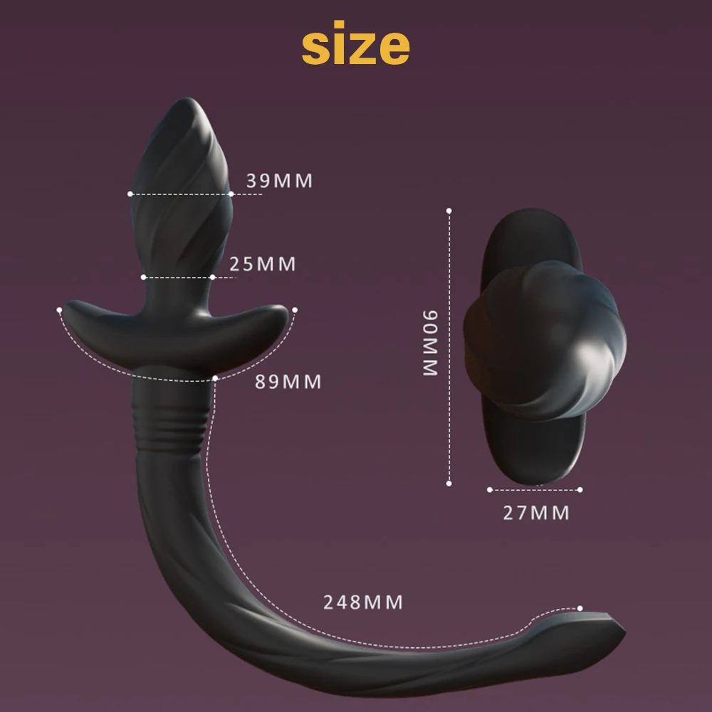 Plug anal vibrateur BDSM 7.0 pour hommes et femmes, queue de chien, stimulateur de point G, jeu de sexe gay, plug anal, jouets pour adultes,