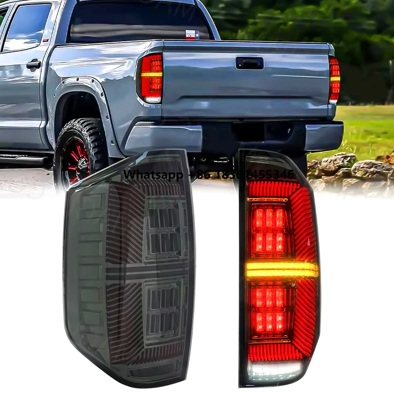 LED Tail Light For  Tundra 2014 2015 2016 2017 2018 2019-2021 Rear Brake Turn Signal Taillight Stop Parking Driving Lamps
