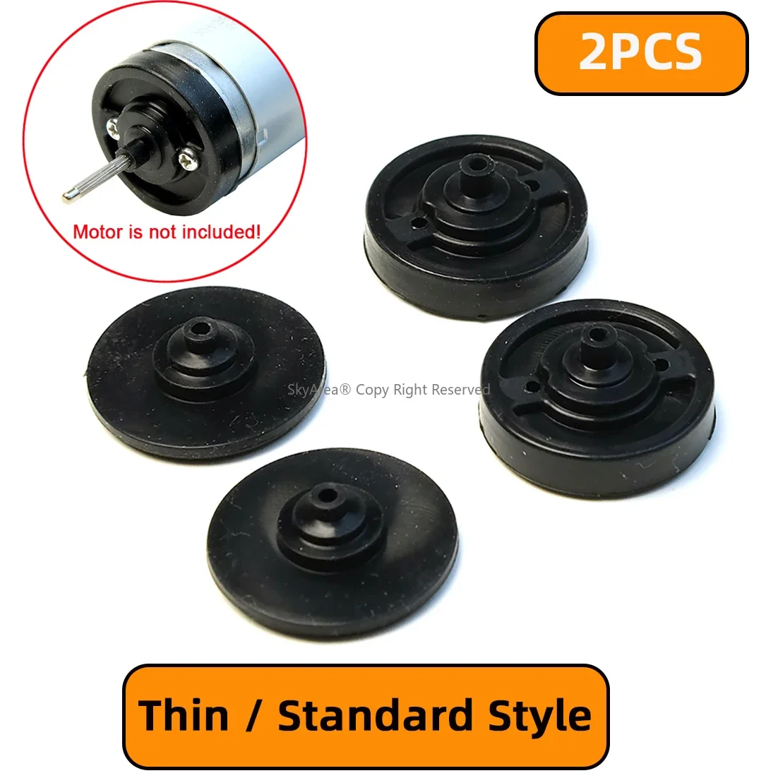 

2PCS 380 390 395 Motor Waterproof Dustproof Rubber Gasket Anti-vibration Pads for Toys Ship RC Bait Boat DIY Accessories
