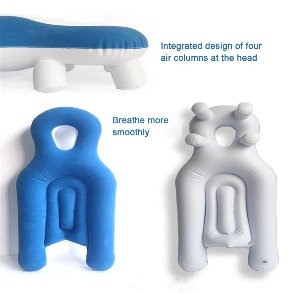 

New Universal Face Down Pillow Portable Recovery Support Retina Lying Pillow Comfortable Inflatable Design Eye Surgery Pillow