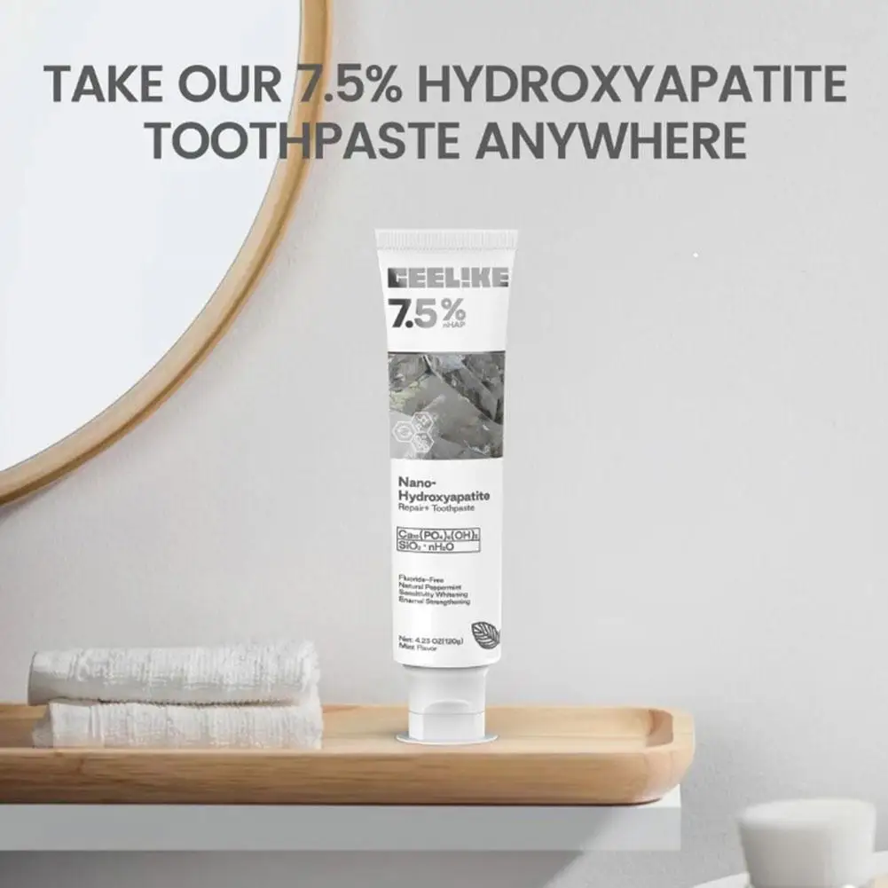 Pasta idrosapatite approvata dal dentista 120 ml di calcio bioattivo per la prevenzione delle cavità e il rafforzamento dello smalto