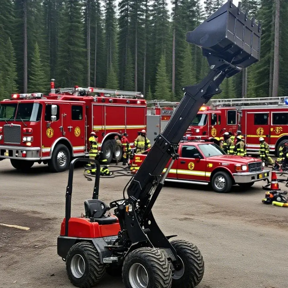 منتج مخصص من العلامة التجارية الصينية، محمل مدمج، ذراع تلسكوبي، رافعة عجلات صغيرة #2