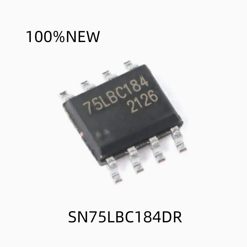 (10Pcs) 100% New Sn75Lbc184Dr 75Lbc184 Sop-8 Differential Transceiver Chip with Transient Voltage Suppression