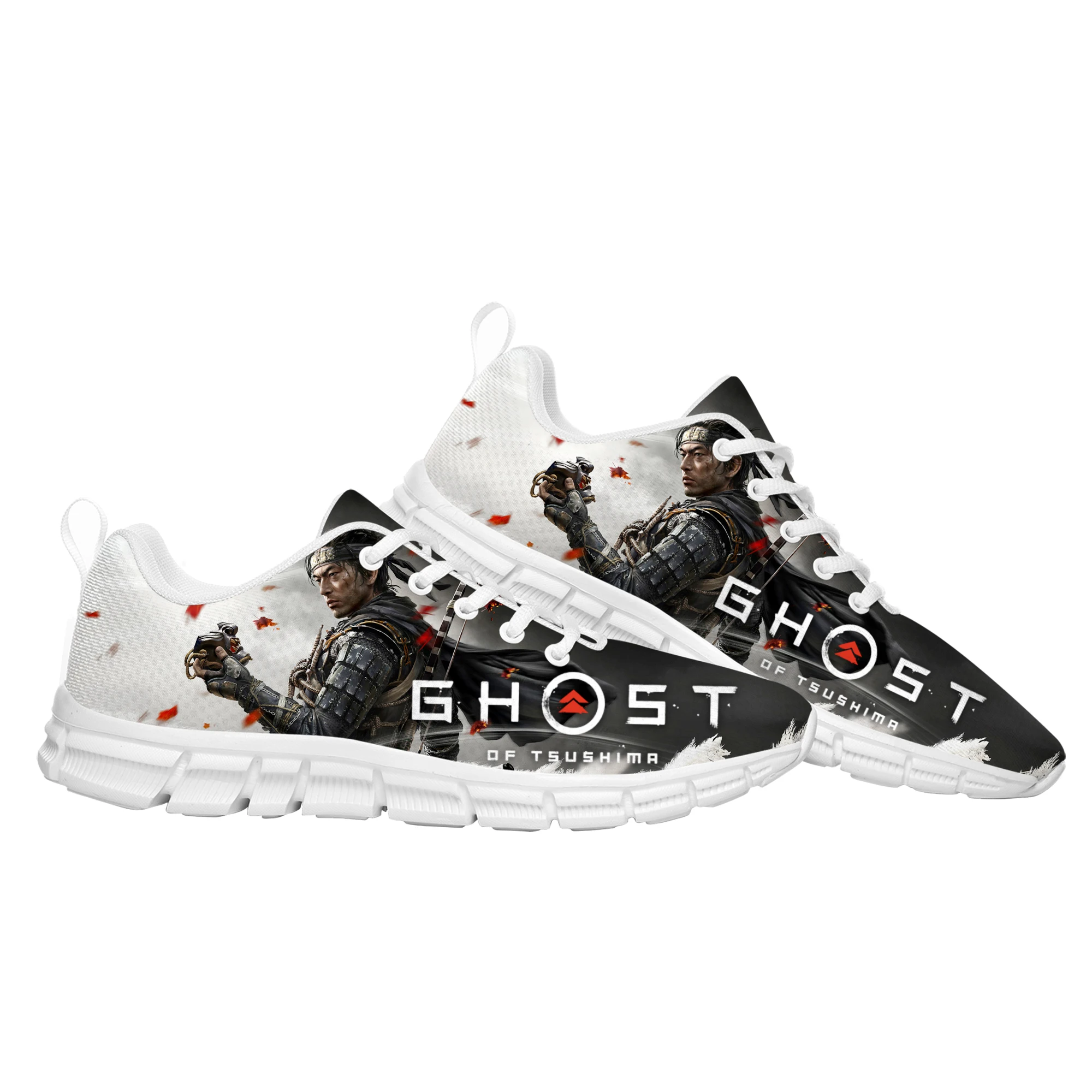 Ghost of Tsushima Sports Custom Shoes High Quality Hot Cartoon Game Mens Womens Teenager Sneaker Tailor Made Couple Built Shoes