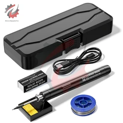 Wireless USB Electric Soldering Iron Portable Type-C Mini Charging Solder Iron Set Hand Repair Welding Tools 8W