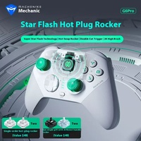 New G6Pro Wireless Starlight Gamepad Hot-swappable Hall Joystick switch pro Bluetooth Controller Wired Computer NS Tesla Steam