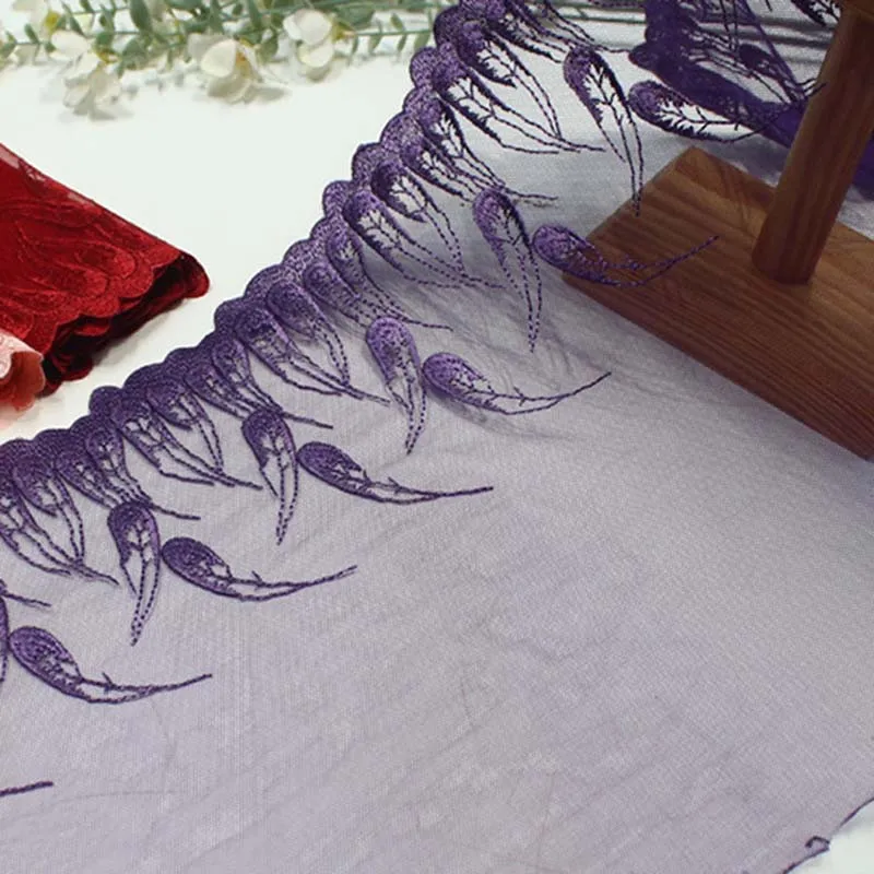 

29Yards Embroidered Lace Trim Clothing Sewing Craft DIY Apparel Dress Sleeve Lace Fabric Wedding Accessories