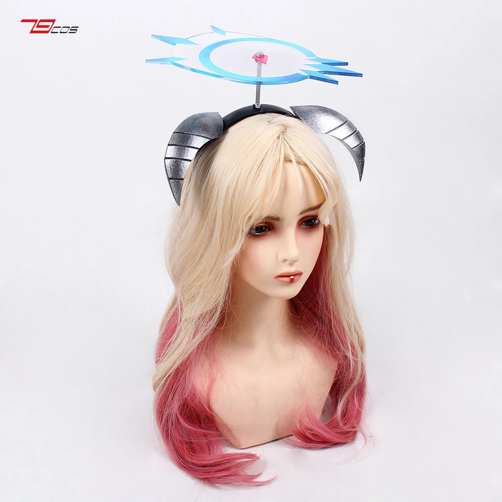 

Game Blue Archive Agari Cosplay Halo Props Horn Headwear Halloween Carnival Fancy Party Comic Show Accessories