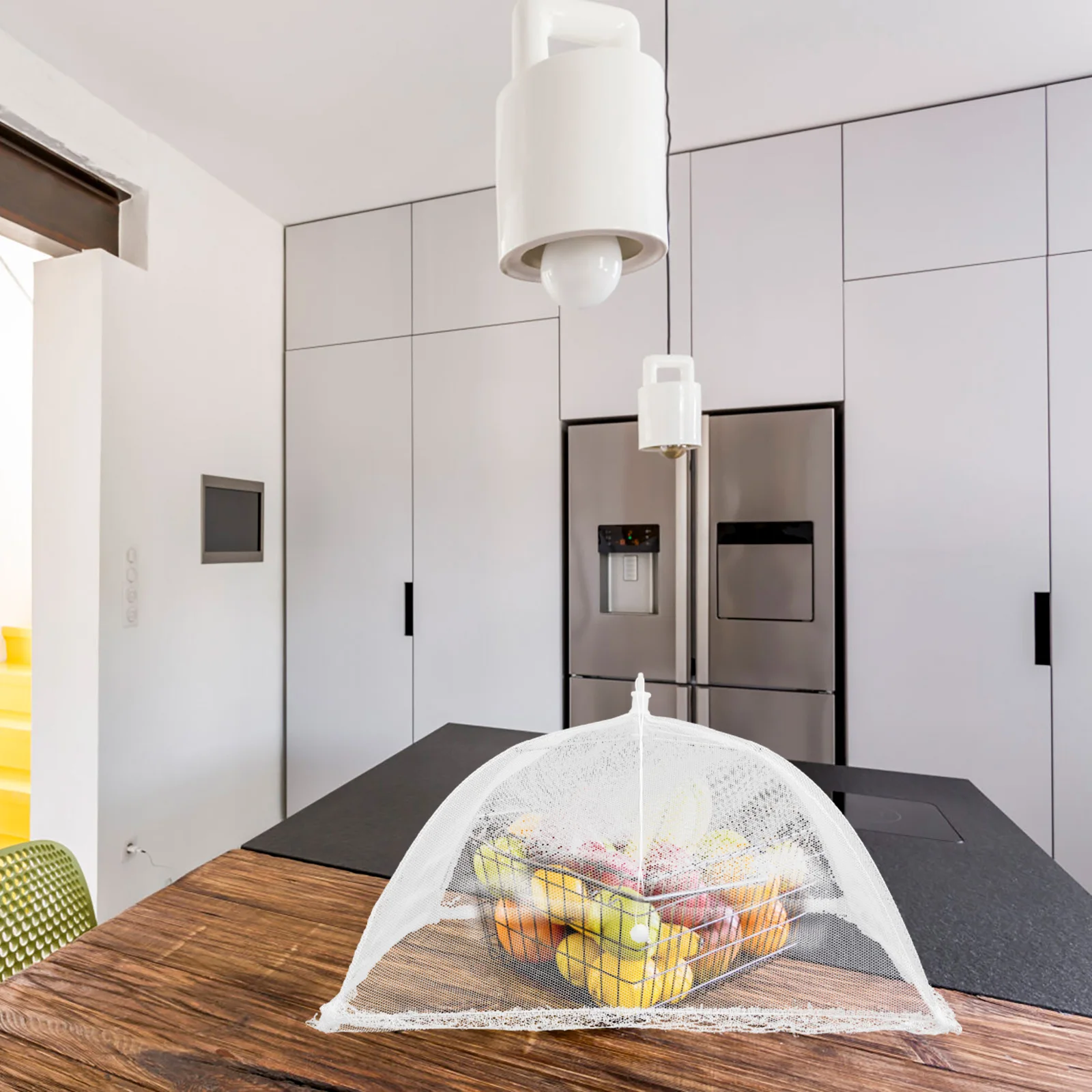 

4 Pcs Food Tent Mesh Cover Cuisine Protective Net Insect Proof Dust Resistant Kitchen Supplies