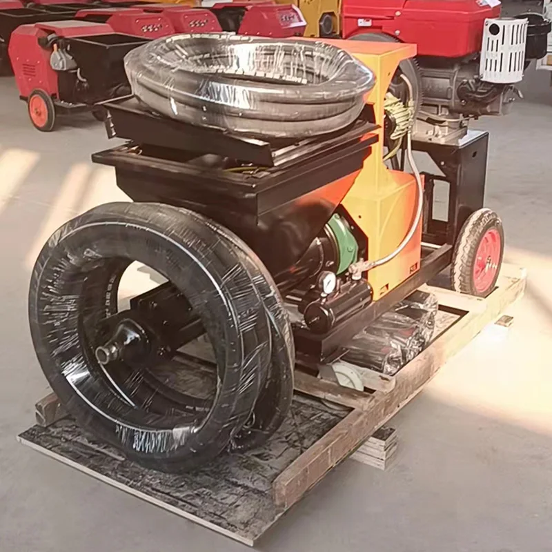

Powerful Diesel Engine Cement Plastering Machine Automatic Rendering System for Construction Spray Plaster Pump