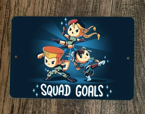 Squad Rules Video Game  Metal Wall Sign Poster