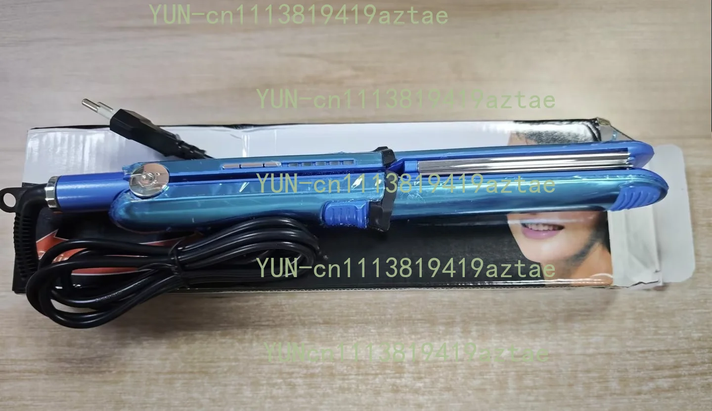 High Power 2 In 1 Hair Straightener Curling Iron, Stainless Steel Dual Use Flat Iron Salon Hair Styling Splint
