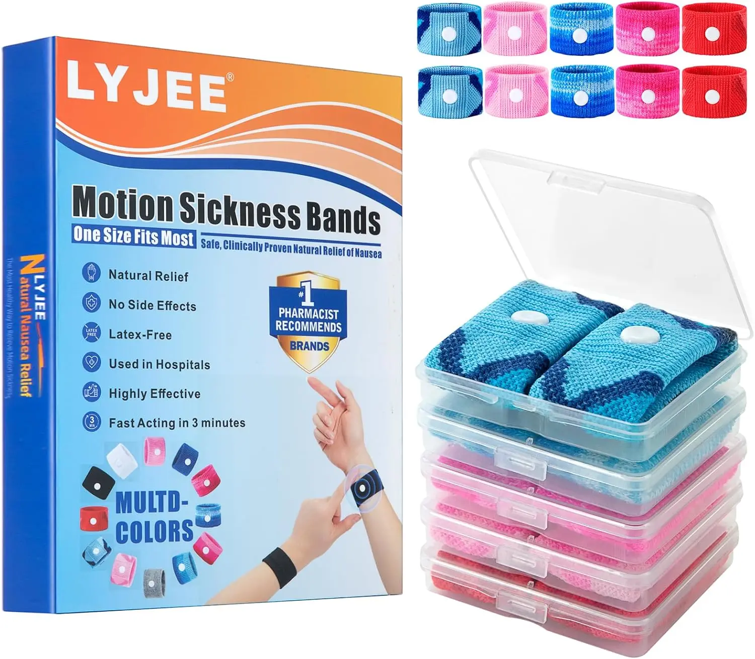 Motion Sickness Acupressure Wristbands 2