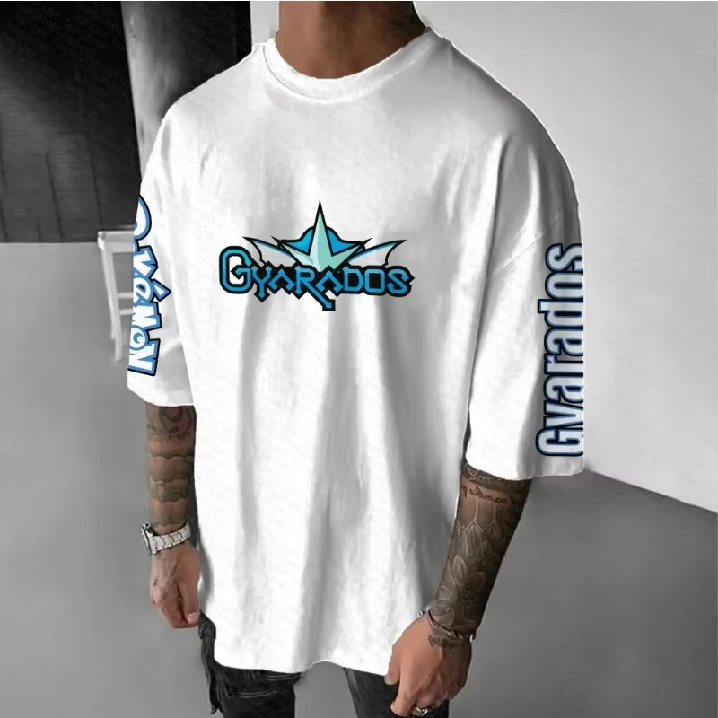 بوكيمون المألوف عادية جيلاتون رسمت مطبوعة قصيرة الأكمام تي شيرت للرجال والنساء الصيف وصول جديد Harajuku فضفاض