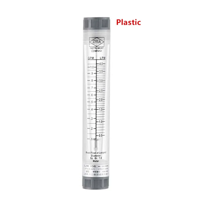 LZM-15G الفولاذ المقاوم للصدأ 304/واجهة مشتركة بلاستيكية مقياس تدفق السائل أنبوب المياه نوع مقياس تدفق الهواء مقياس دوار الغاز