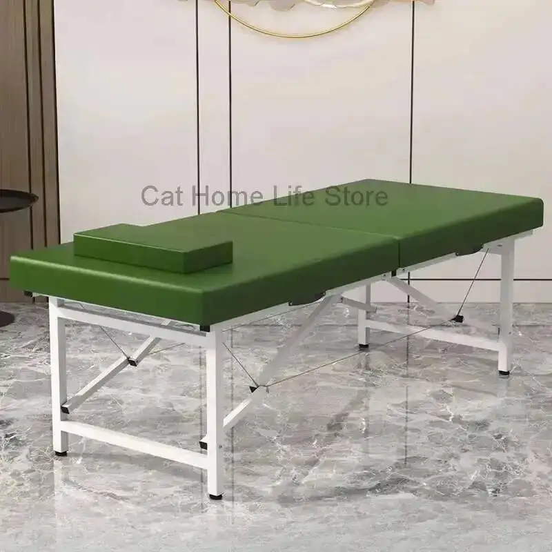 

Beauty Folding Portable Bed Massage Table Equipment Chair Professional Salon Pilates Physiotherapy Thai Beds Chiropractic Tattoo
