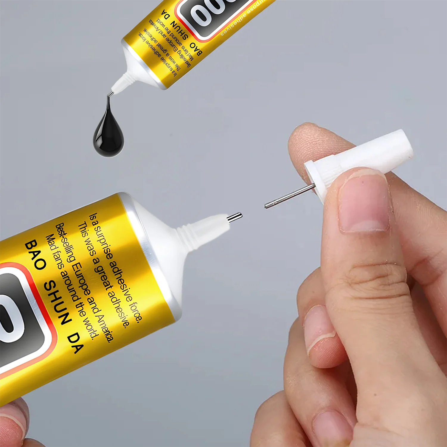 110ML T-7000 الهاتف المحمول شاشة تعمل باللمس الهاتف الغراء قوي shose DIY إصلاح الزجاج المكونات الإلكترونية نقطة الغراء الكريستال الملابس المنسوجات شعار بقعة الأقمشة الجلدية لاصقة. #4